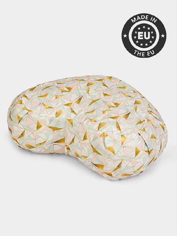 Yoga Studio EU Crescent Buckwheat Designed Meditation Cushion - Abstract Collection