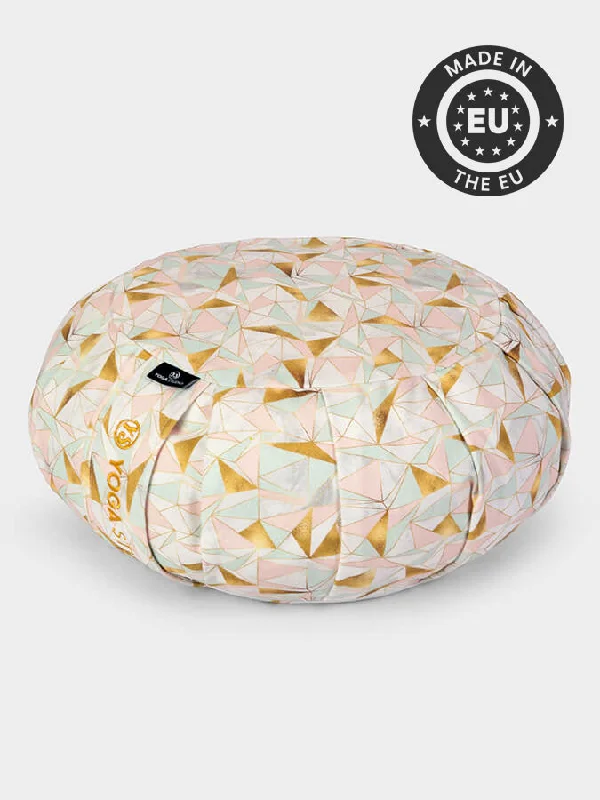 Yoga Studio EU Organic Buckwheat Zafu Round Meditation Cushion - Abstract Collection