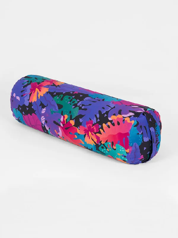 Yoga Studio Organic Buckwheat Floral Meditation Bolster Cushion