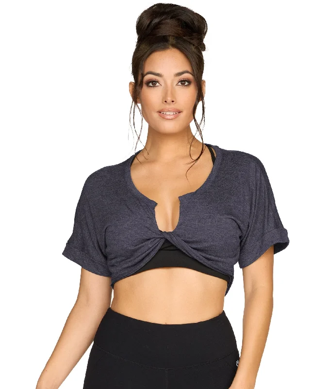 Zuri Twist Crop Tee