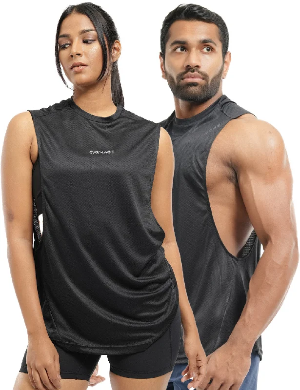 Active Drop Hole Tank- Unisex