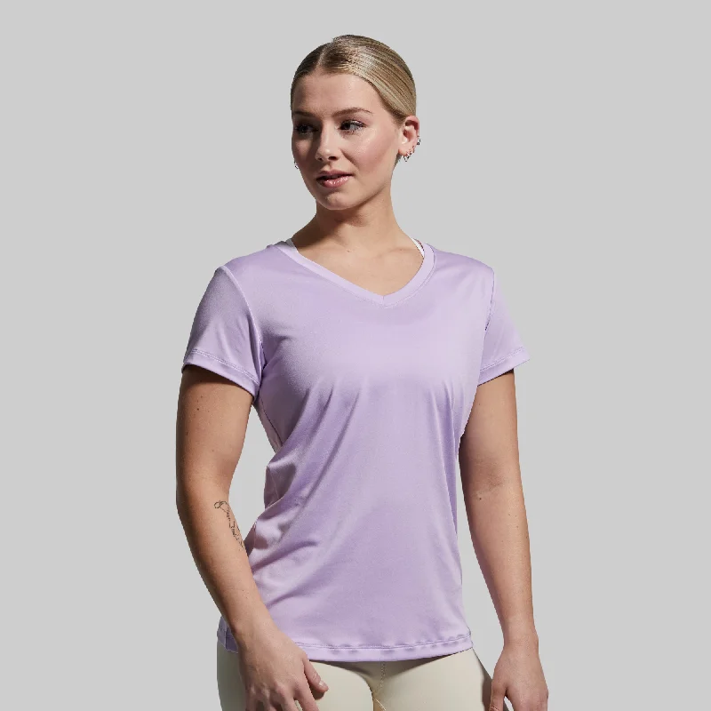 Athleisure Short Sleeve V-Neck (Enchanted)