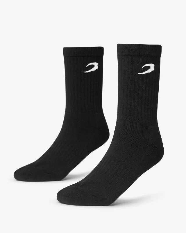 BOXRAW Crew Socks (3 Pairs) - Black