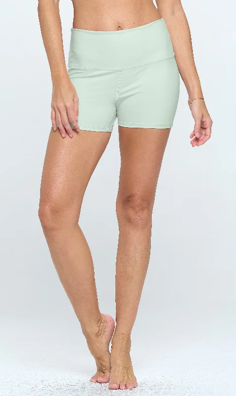 Emma - Mint - Booty Shorts 3" (High-Waist)