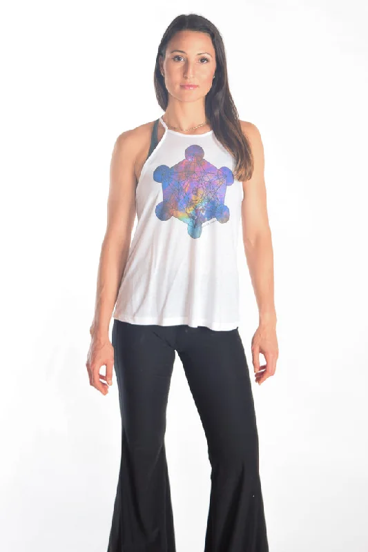 Flowy High Neck Tank with Metatron