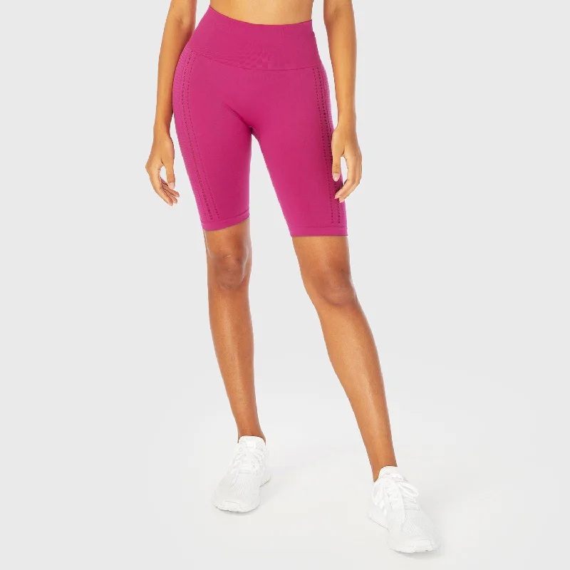 Infinity Seamless Workout Shorts - Festive Fuchsia