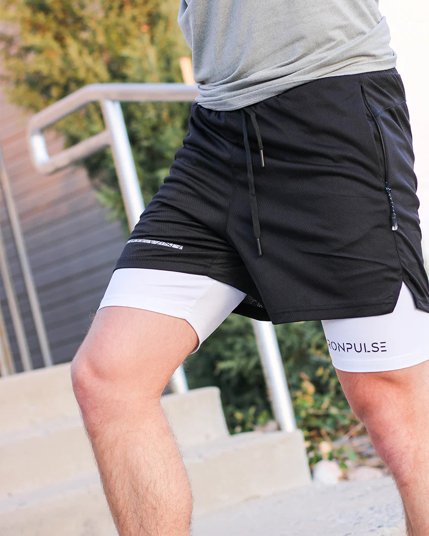 Iron Pulse Men's Black Descendant Shorts *Final Sale*