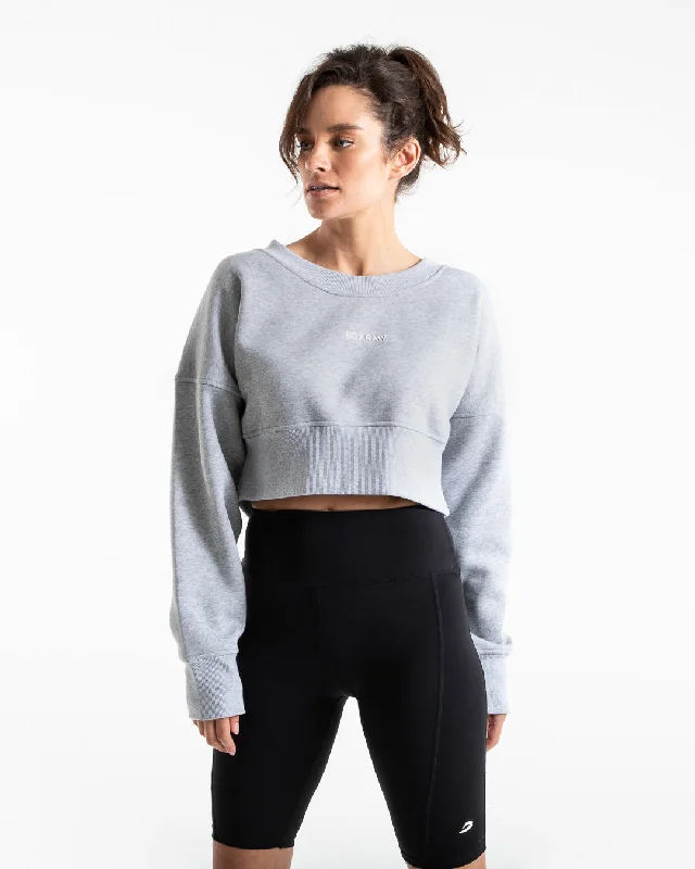 Johnson Cropped Sweatshirt - Grey