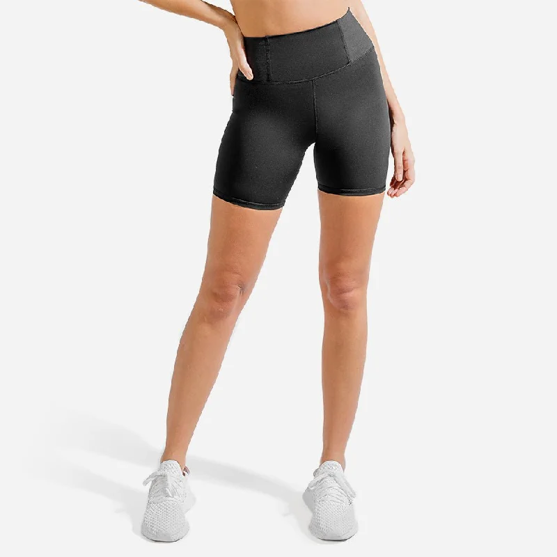 Limitless Plush Cycling Shorts - Black