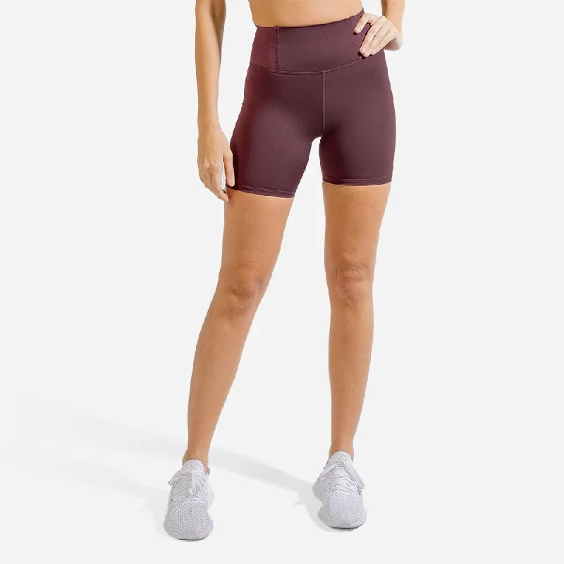 Limitless Plush Cycling Shorts - Mulberry