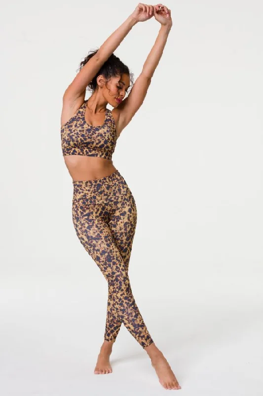 ONZIE // HIGH BASIC MIDI LEGGING - TORTOISE SHELL