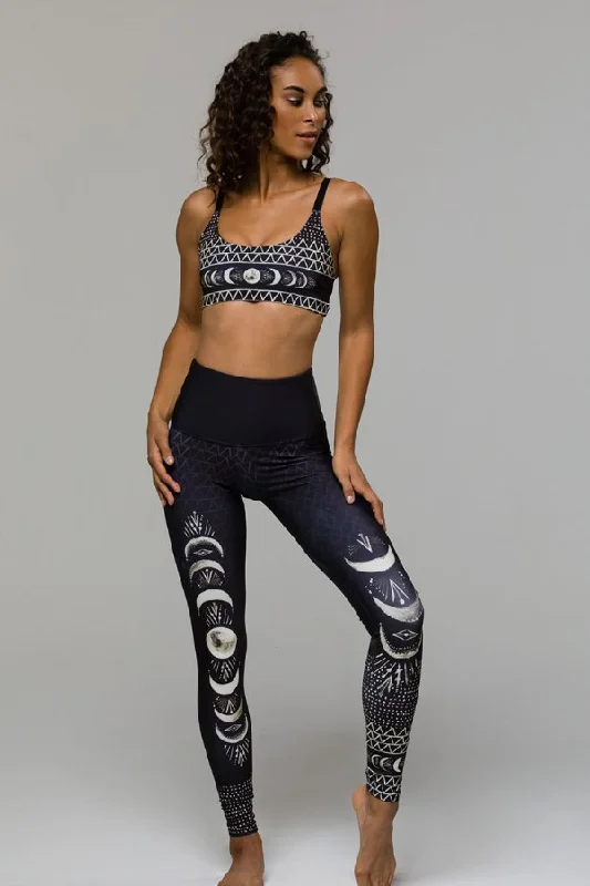 ONZIE // HIGH RISE GRAPHIC LEGGING - LAS LUNAS