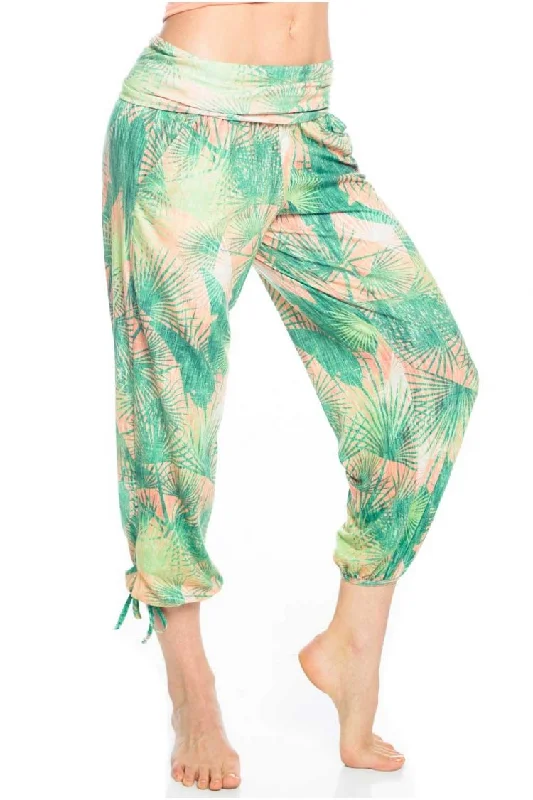 Onzie Hot Yoga Gypsy Pants 212 Retro Palm