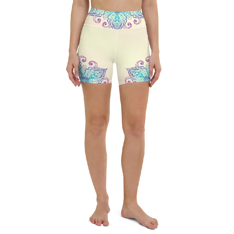 Gaia Womens Mandala Yoga Shorts