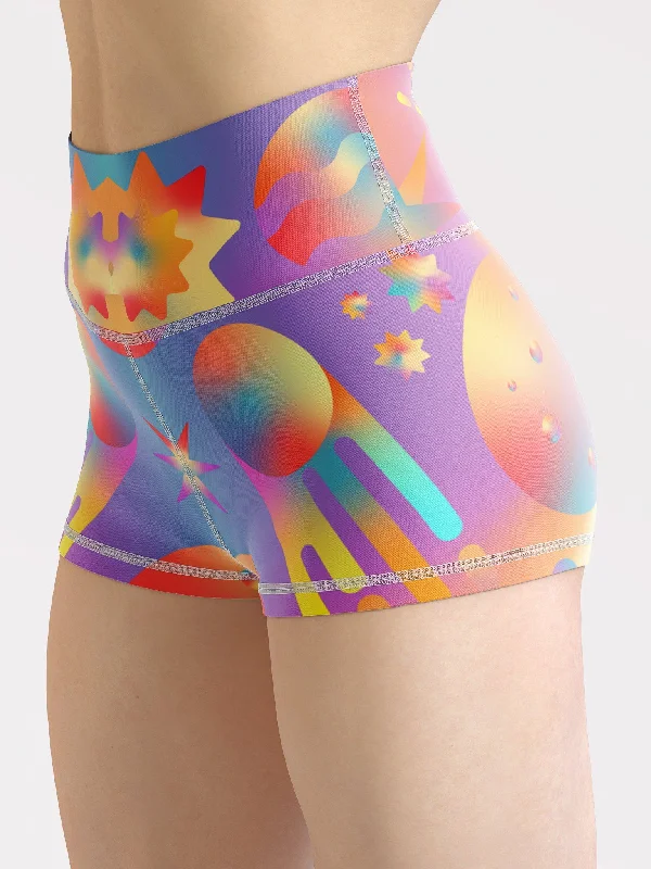 Space Gushers Yoga Shorts