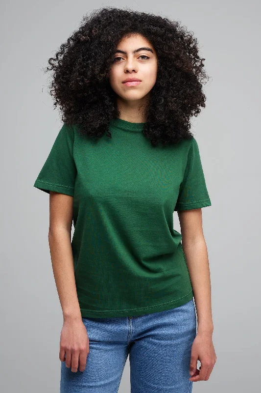 Women's Short Sleeve T Shirt - Bottle Green