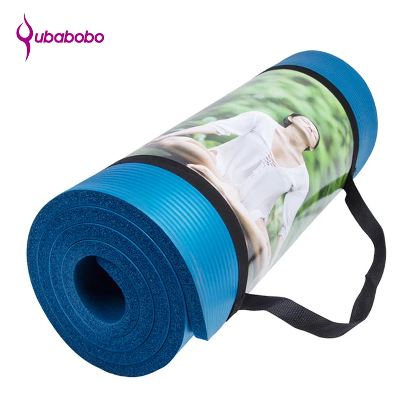 15MM Non-slip Yoga Mat / Outdoor Camping Pads with Strap