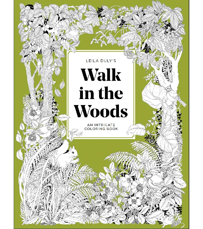 Abrams Books A Walk in the Woods Coloring Book