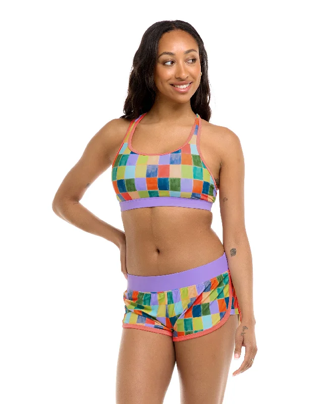 Aloha Vibes Equalizer Sports Bra - Multi