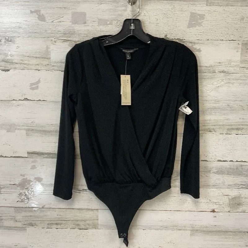 Bodysuit By Banana Republic In Black, Size: Petite   Xs