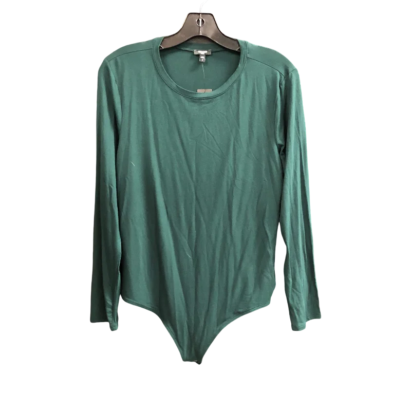 Bodysuit By Express In Green, Size: M