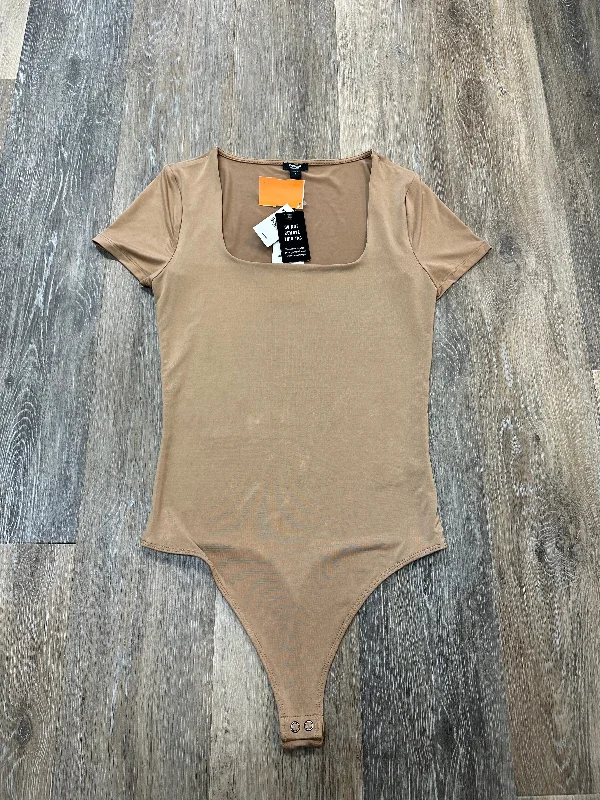 Bodysuit By Express In Tan, Size: S