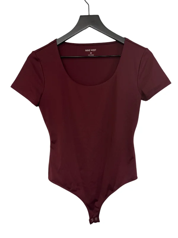 Bodysuit By Nine West In Red, Size: M