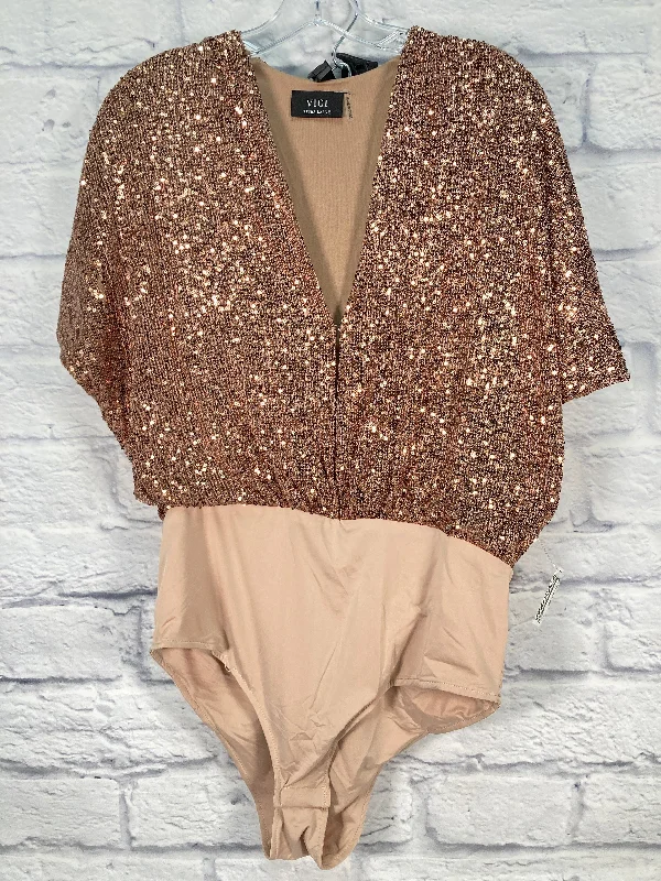 Bodysuit By Vici In Brown, Size: Xl