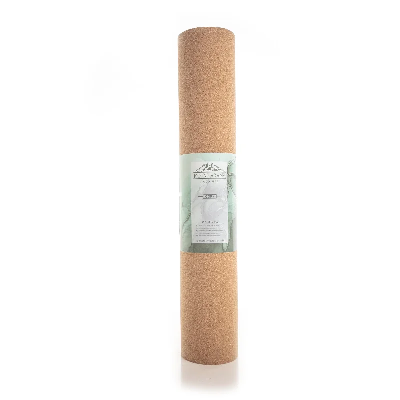 Cork Wide Yoga Mat by Mount Adams® (72" x 26" x 6mm)