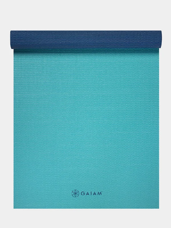 Gaiam Open Sea Reversible 2 Colour Yoga Mat 4mm