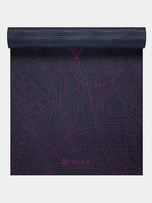 Gaiam Plum Sundial Yoga Mat 6mm