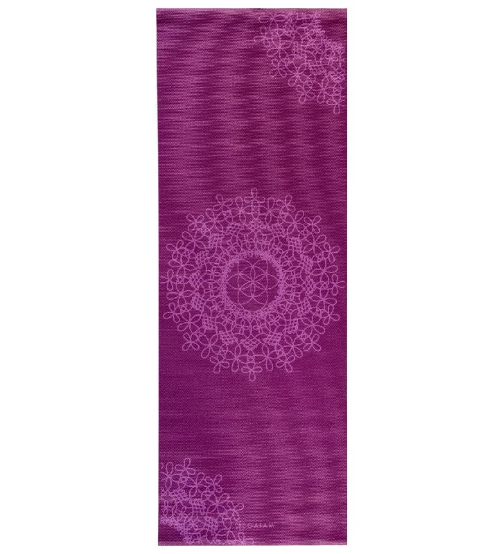 Gaiam Purple Medallion Classic Yoga Mat 68" 4mm