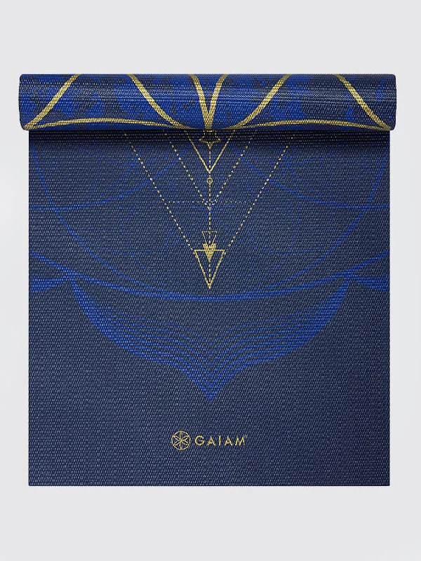 Gaiam Reversible Metallic Sun & Moon Yoga Mat 6mm