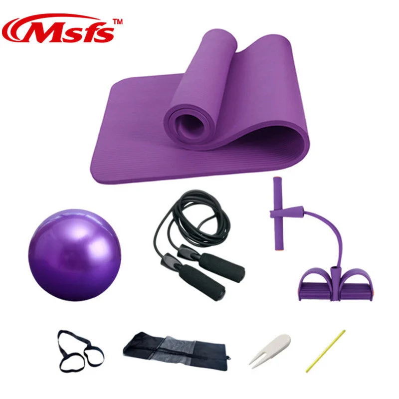 GET FIT SET - Yoga Mat, Pilates Ball, Jump Rope, etc!