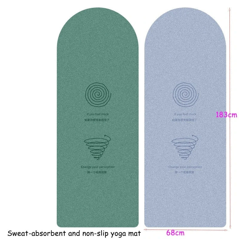 Half Round Natural Rubber Yoga Mat