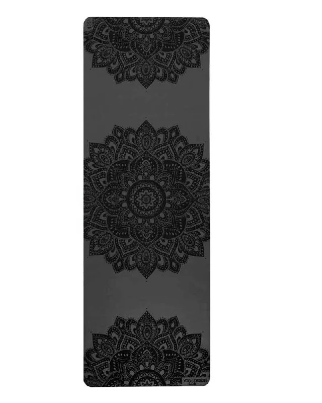 Infinity Yoga Mat 5mm Mandala Charcoal