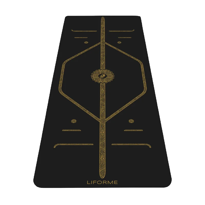 Liforme Black & Gold Yoga Mat