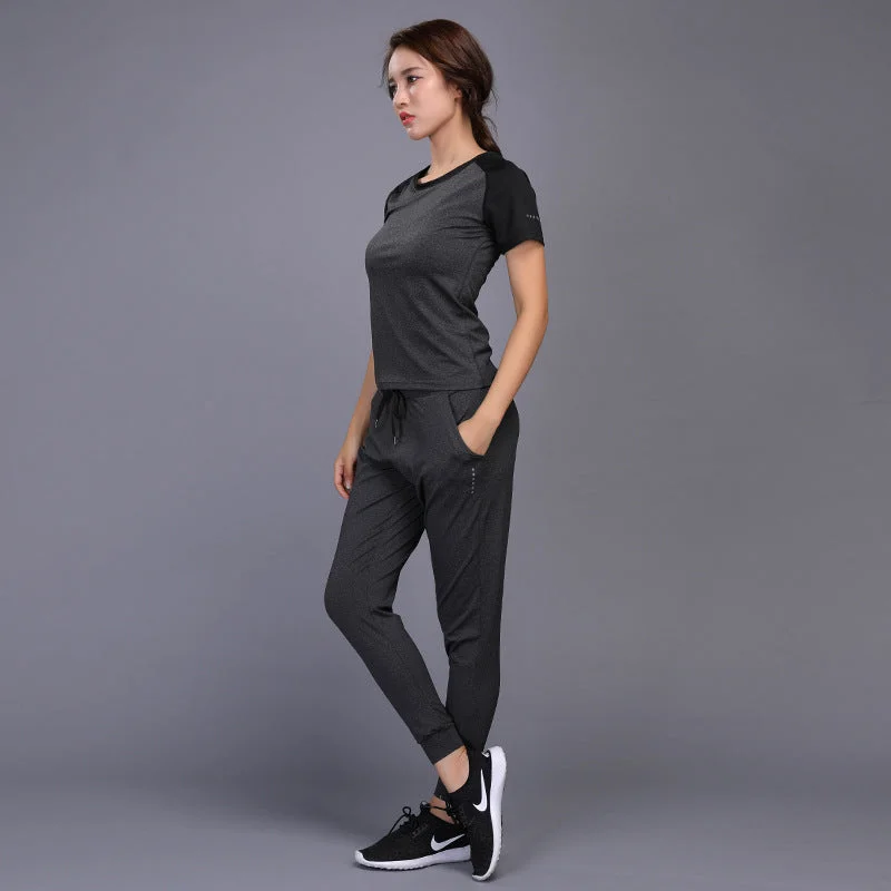 Light Weight Jogger Pants and Short Sleeve Shirt Set