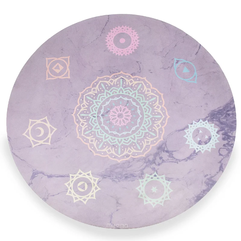 Round Yoga Meditation Mat - Chakra