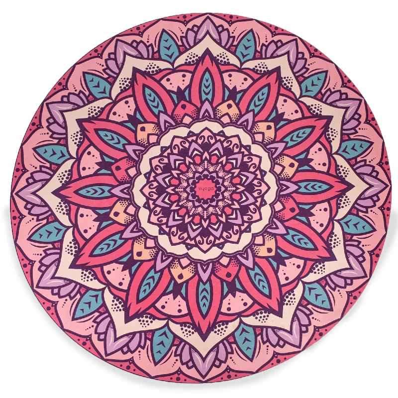 Round Yoga Meditation Mat - Mandala