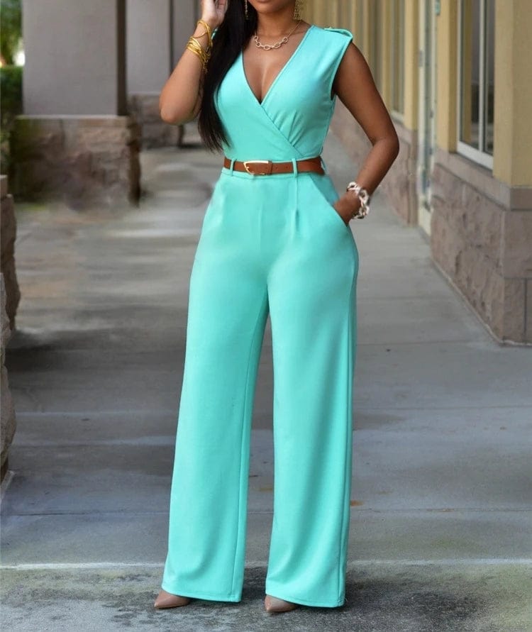 Sleeveless Bodycon Jumpsuit for Women - Party Streetwear Outfit