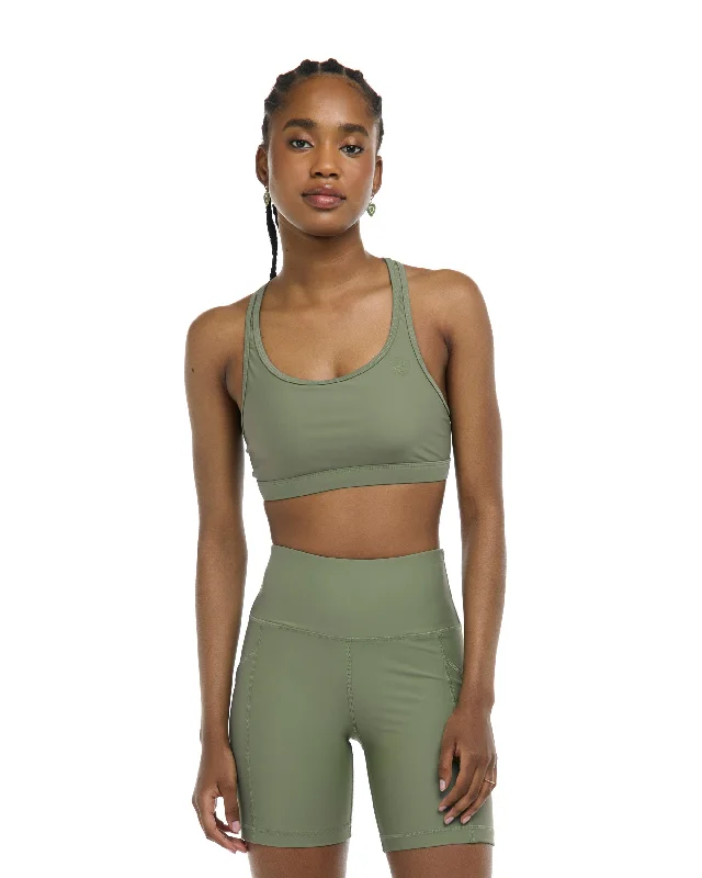 Smoothies Equalizer Cross-Over Sports Bra - Cactus