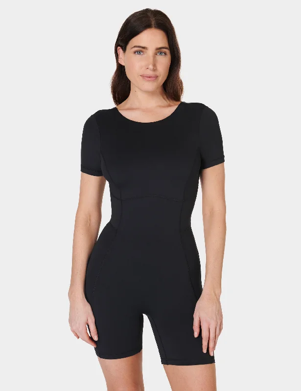 All Day T-Shirt Bodysuit - Black