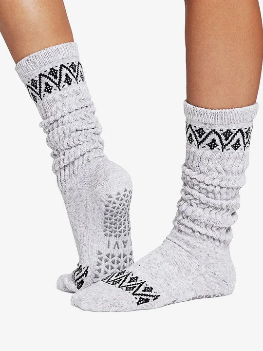 Tavi Noir Stacy Grip Socks - Sweater Weather