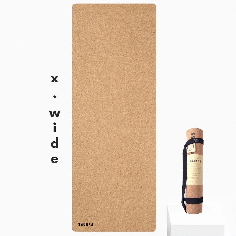 X-WIDE Essential Cork Yoga Mat | 4.5MM *PRE-ORDER