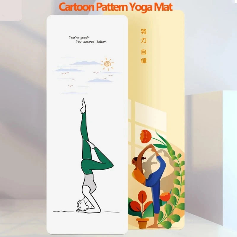 Yoga Pose Art Yoga Mat