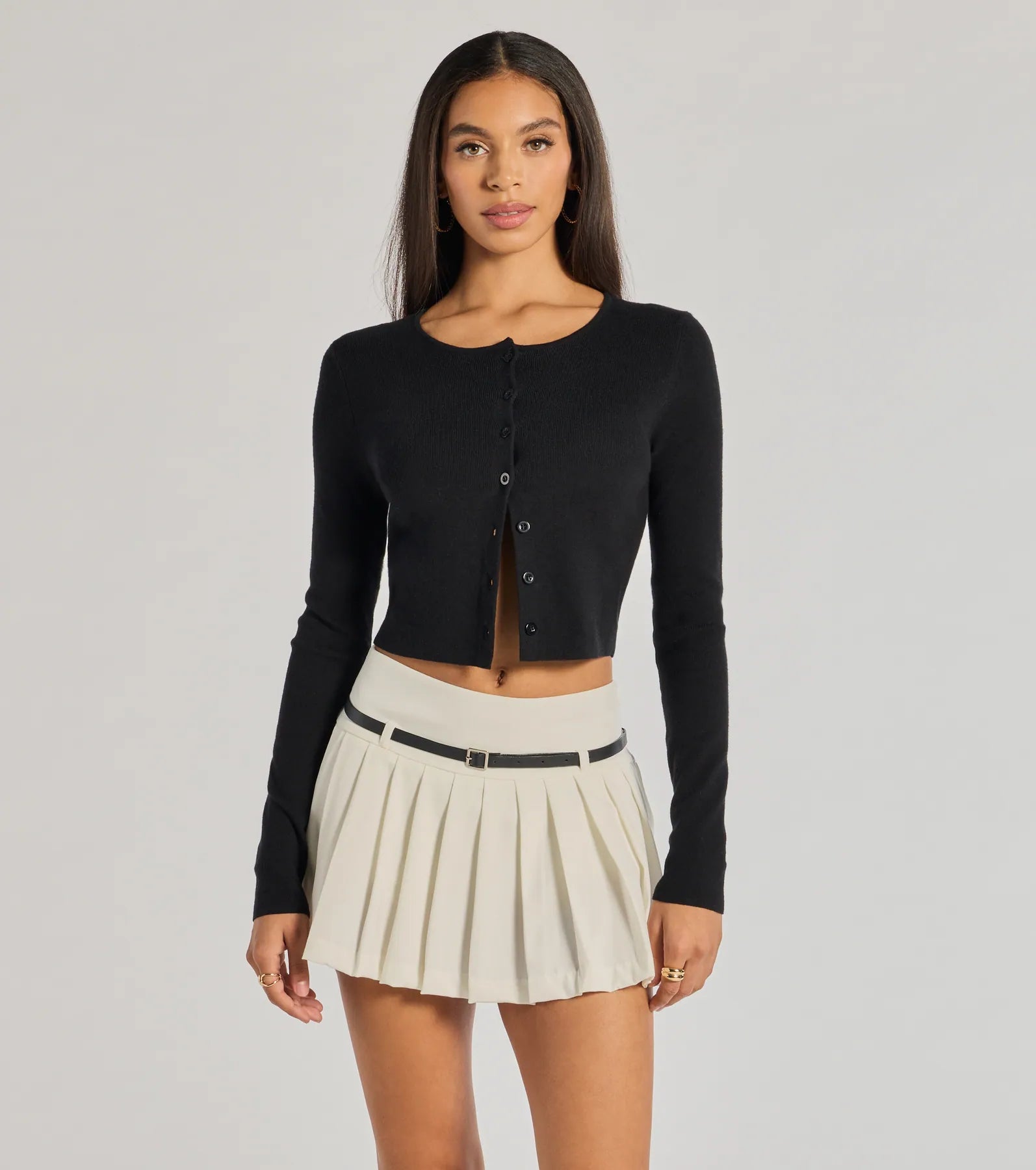 Adorable Trendsetter Pleated Mini Skort