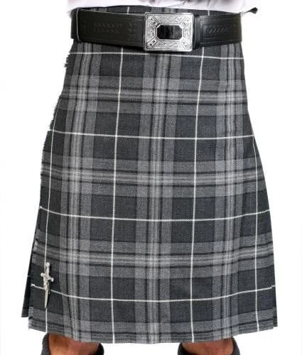 Men's 5 Yard Kilt - House of Edgar 13oz Mediumweight Wool Hebridean Range - Made to Order