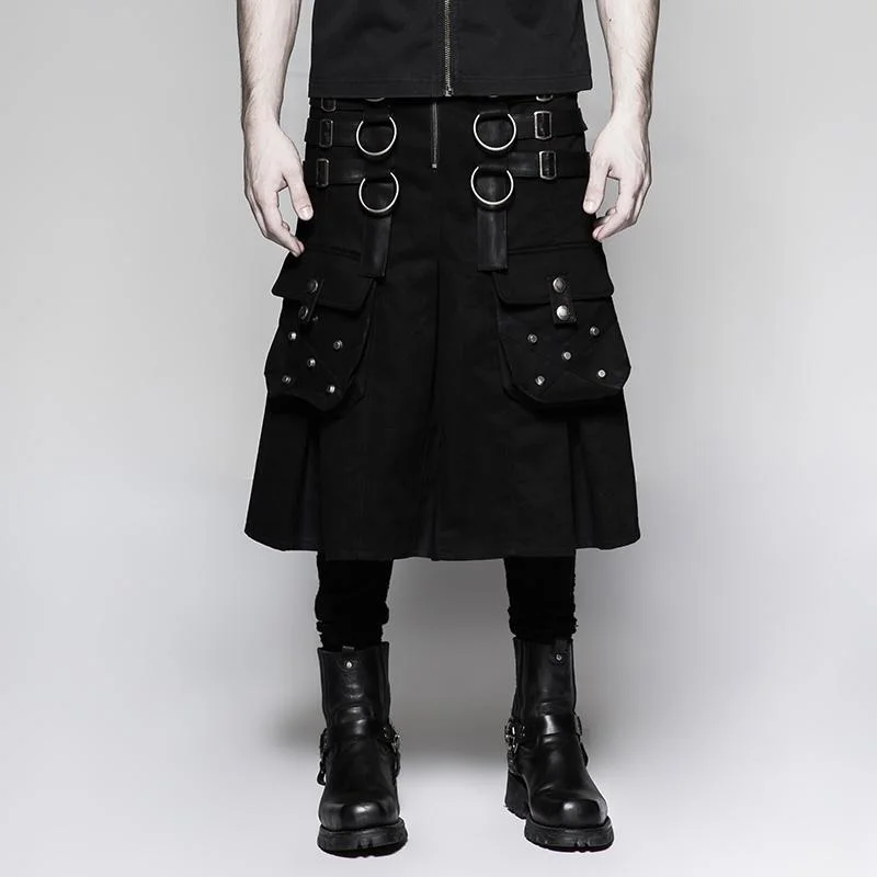 Men's steampunk Metal Warrior shirt/kilts