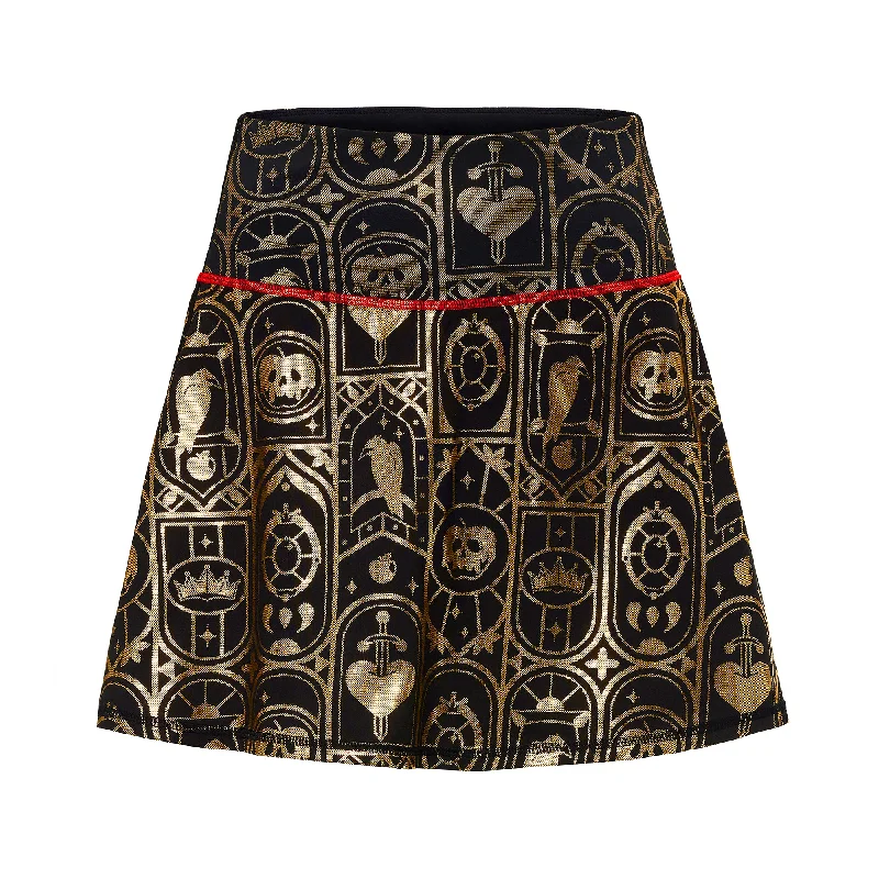 Poisoned Heart Villain Athletic Skort